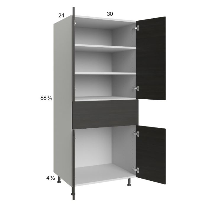 Euro Cafe 30x71-1/4 Utility Cabinet with 2 Doors and 1 Drawer