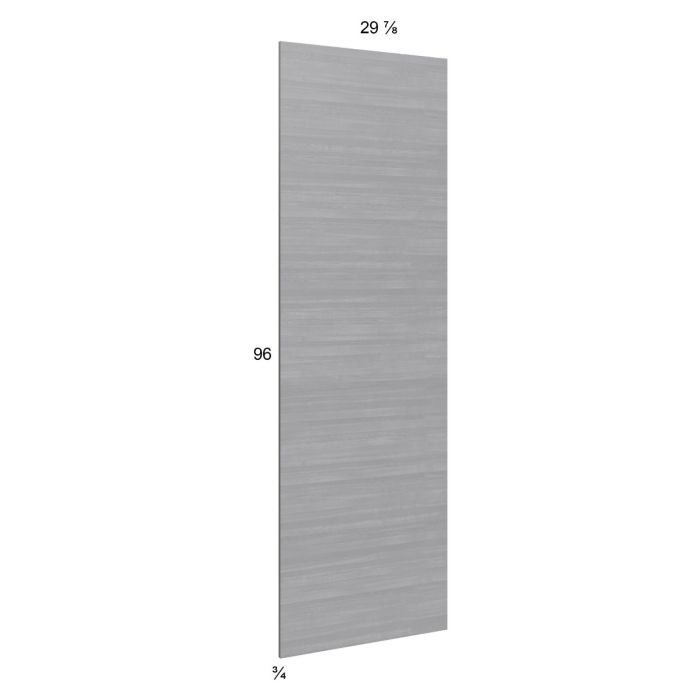 Euro Grey Tall Overlay Panel - 29-7/8"W x 96"H x 3/4"D 