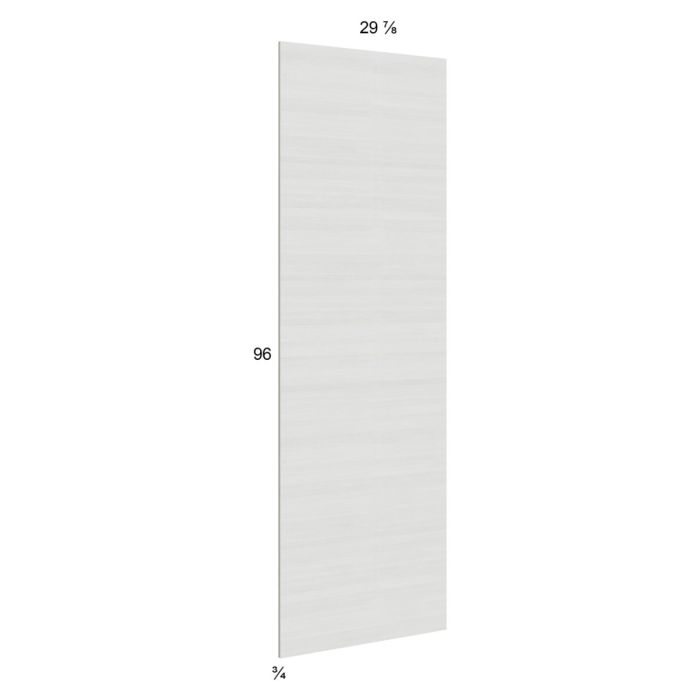 Euro White Grain Tall Overlay Panel - 29-7/8"W x 96"H x 3/4"D