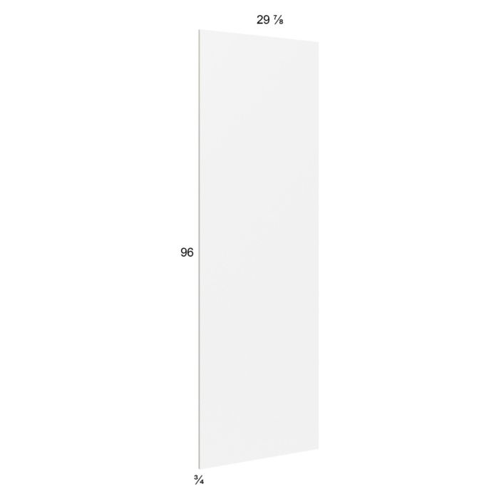 Harbor White Tall Overlay Panel - 29-7/8"W x 96"H x 3/4"D
