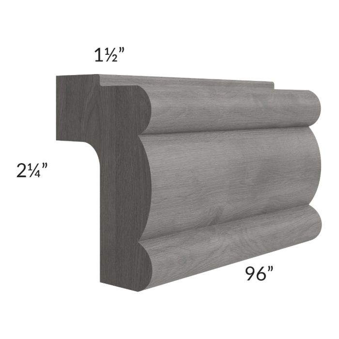 Providence Slate Grey 96" Light Rail Molding