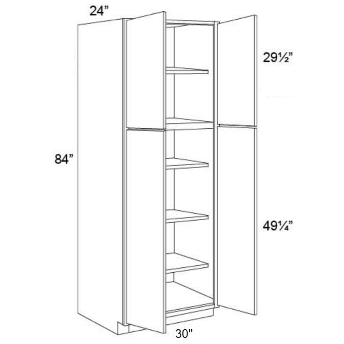 Vienna 30x24x84 Pantry Cabinet