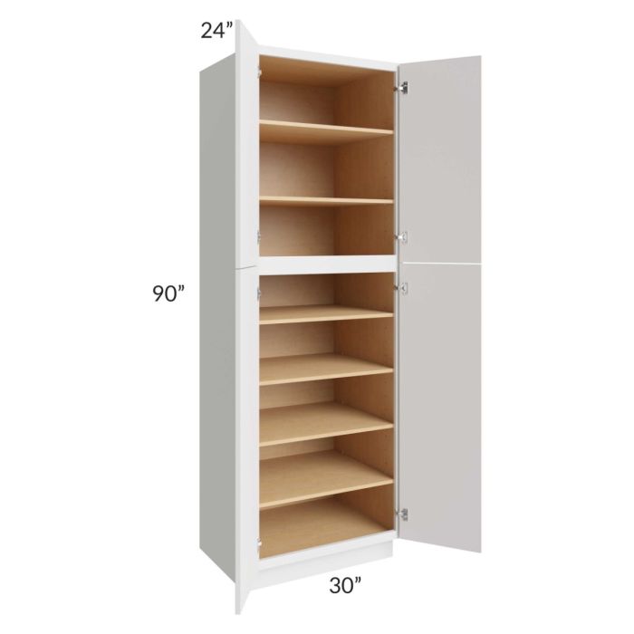Vienna Cloud 30x24x90 Pantry Cabinet