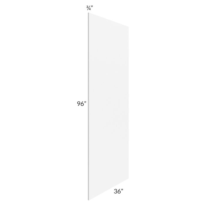 Lakewood White 36x96 Finished Panel (3/4" Thick)