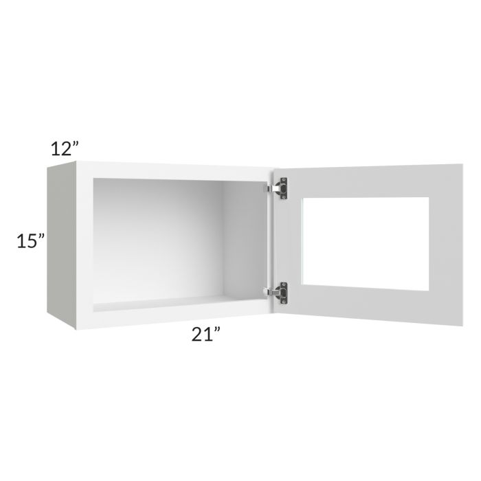 Lakewood White 21x15 Decorative Wall Cabinet