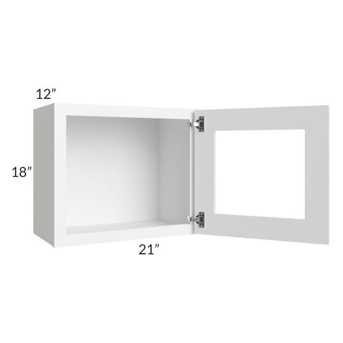 Lakewood White 21x18 Decorative Wall Cabinet