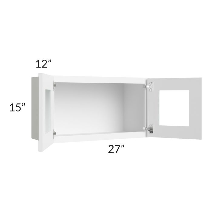 Lakewood White 24x18 Decorative Wall Cabinet
