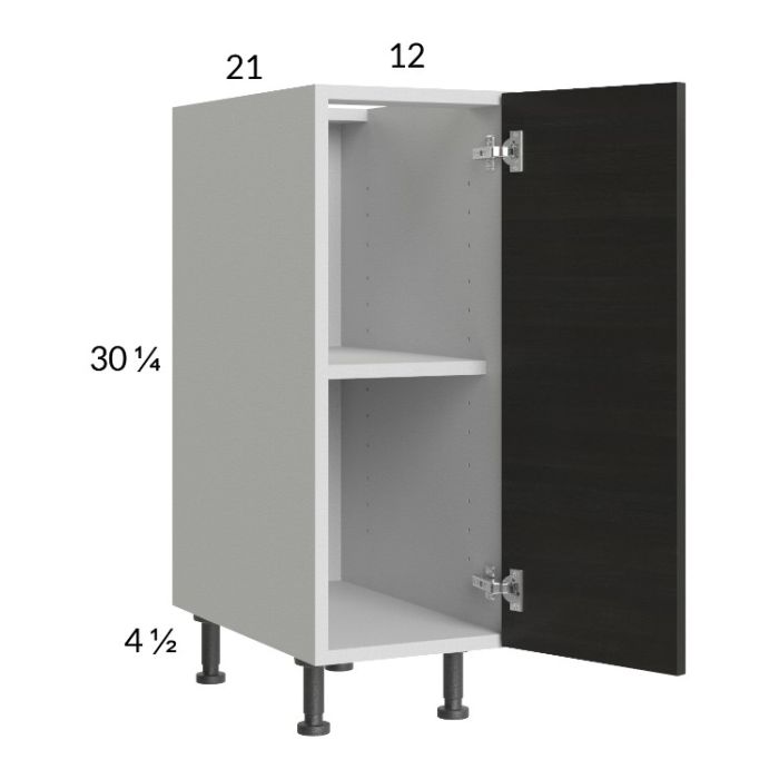 Euro Cafe 12" Full Height Door Vanity Base Cabinet