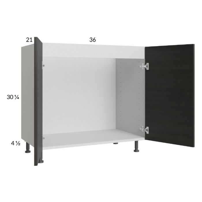 Euro Cafe 36" Full Height Door Vanity Sink Base Cabinet