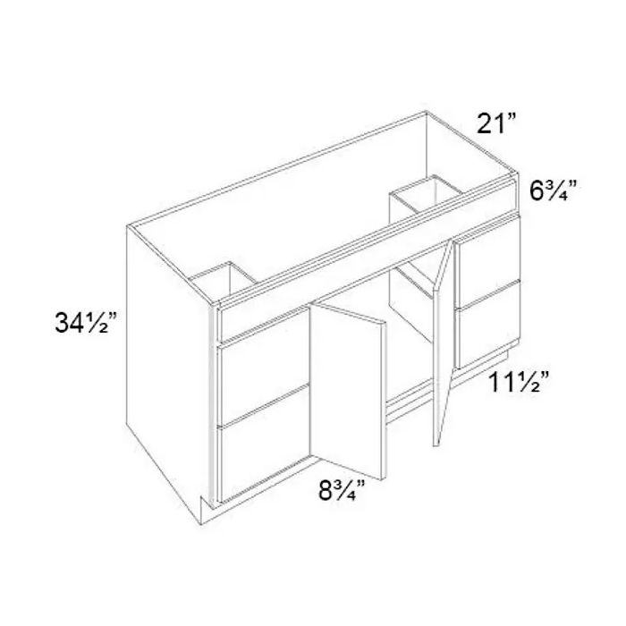 Union 42" Vanity Sink and Drawer Combo