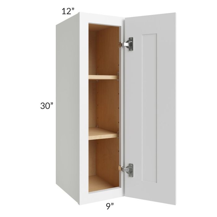 Alpine White Shaker 09x30 Wall Cabinet 