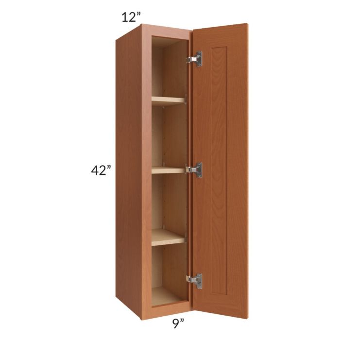 Lexington Cinnamon Glaze 9x42 Wall Cabinet