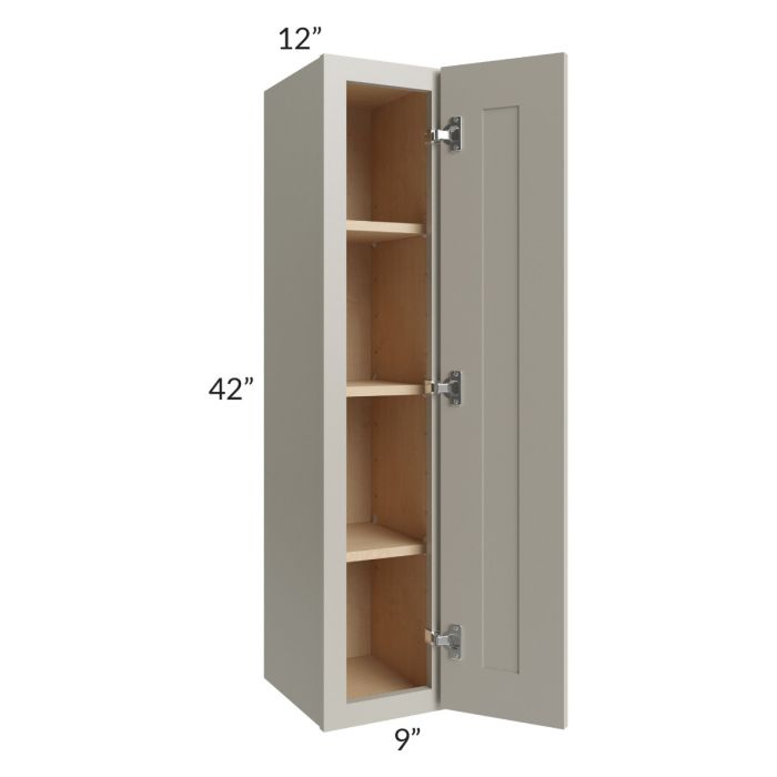 Stratton Light Grey Shaker 9x42 Wall Cabinet