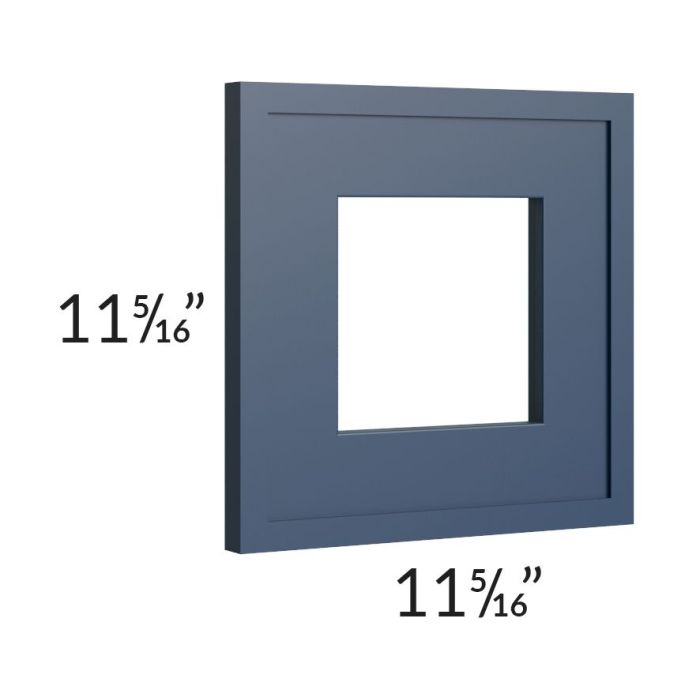 Portland Navy Blue 12x12 Glass Door Only with Glass Included