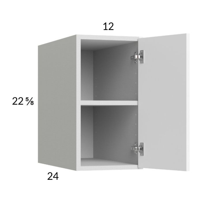 Euro Gloss White 12x22-5/8x24 Wall Cabinet