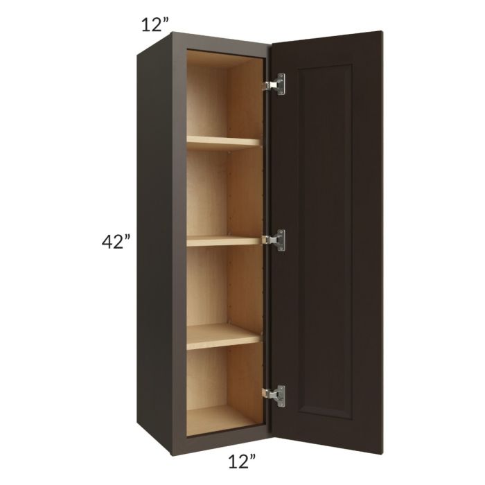 Southport Espresso Shaker 12x42 Wall Cabinet