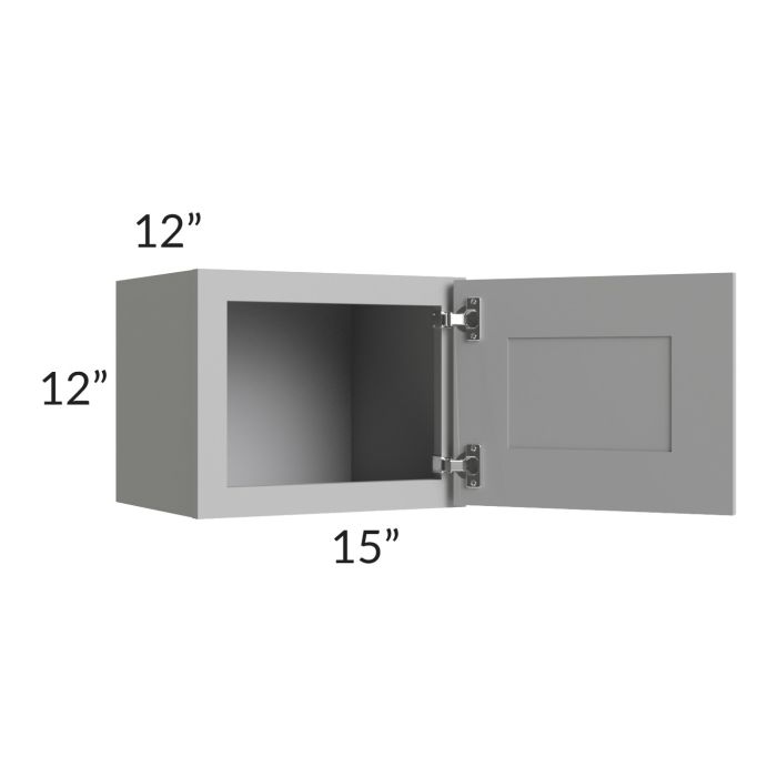 Pewter Grey Shaker 15x12 Wall Cabinet