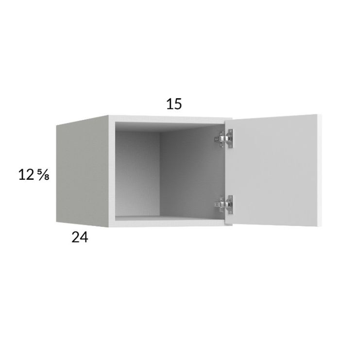 Euro Gloss White 15x12-5/8x24 Wall Cabinet