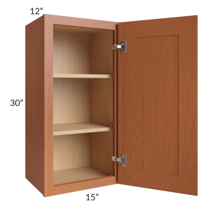 Lexington Cinnamon Glaze 15x30 Wall Cabinet