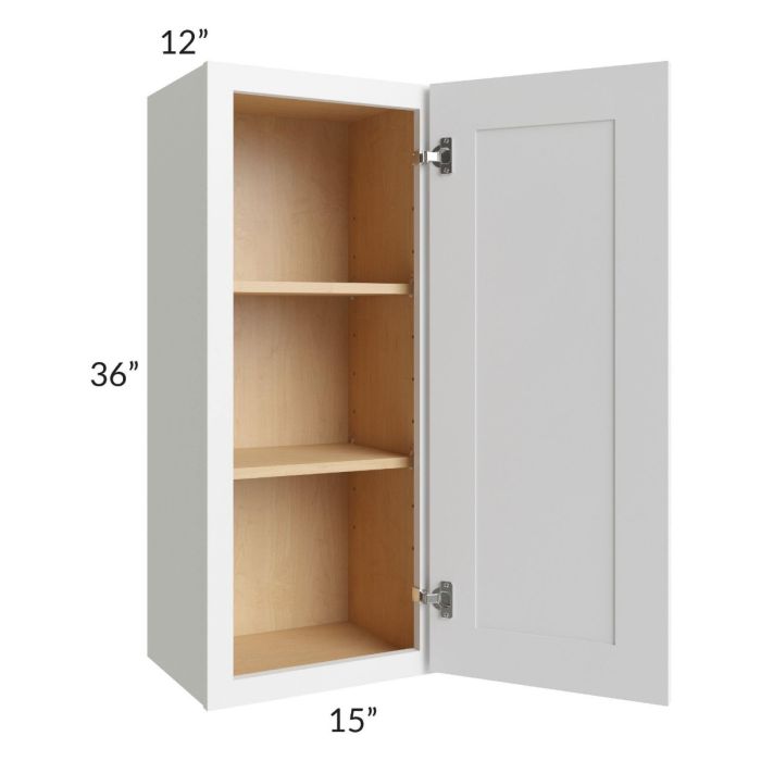 Alpine White Shaker 15x36 Wall Cabinet