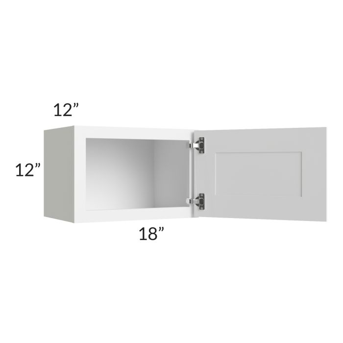 Aspen White Shaker 18x12 Wall Cabinet