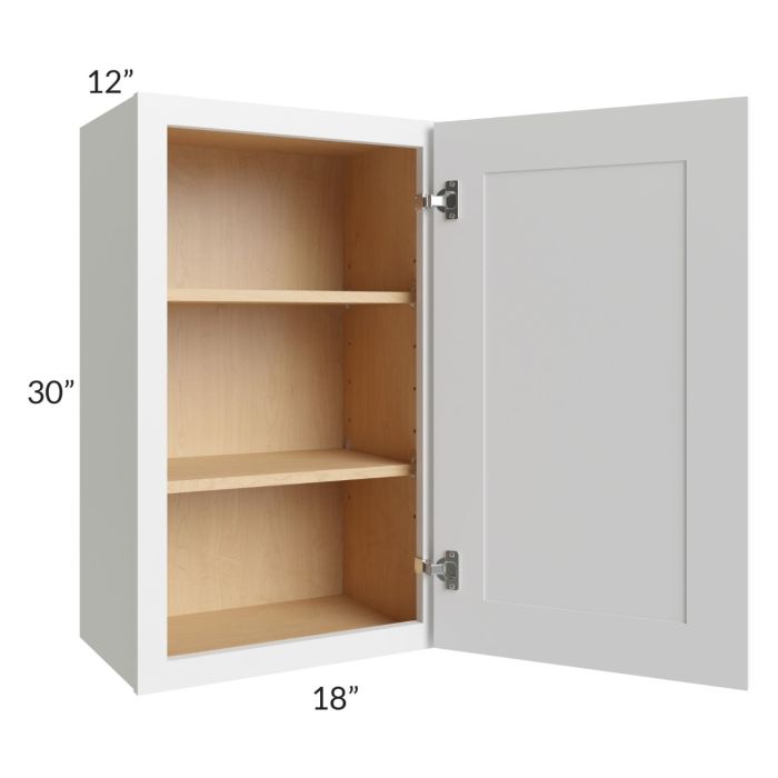 Stratton White Shaker 18x30 Wall Cabinet