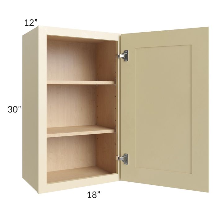 Phoenix Cream Glaze 18x30 Wall Cabinet