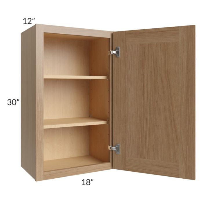 Township Rift Oak 18x30 Wall Cabinet