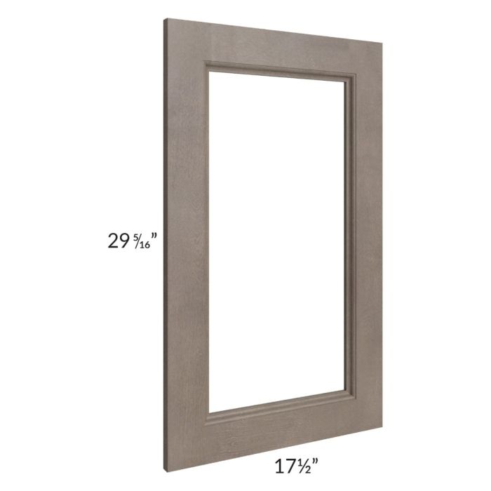 Providence Natural Grey 18x30 Glass Door Only with Glass Included