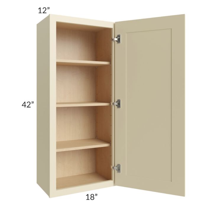 Casselton Ivory 18x42 Wall Cabinet