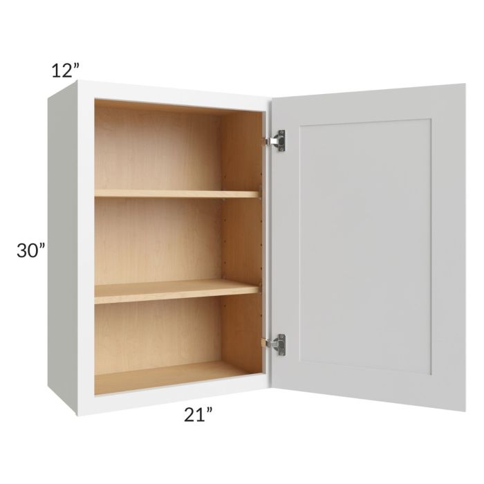 Alpine White Shaker 21x30 Wall Cabinet