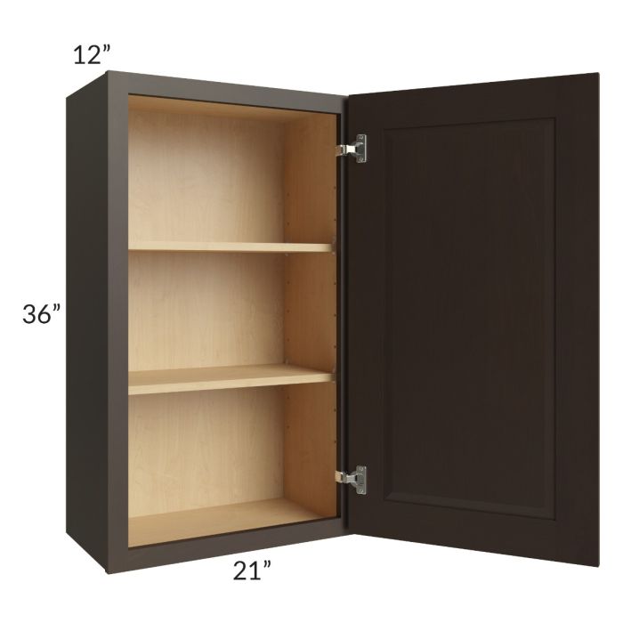 Southport Espresso Shaker 21x36 Wall Cabinet
