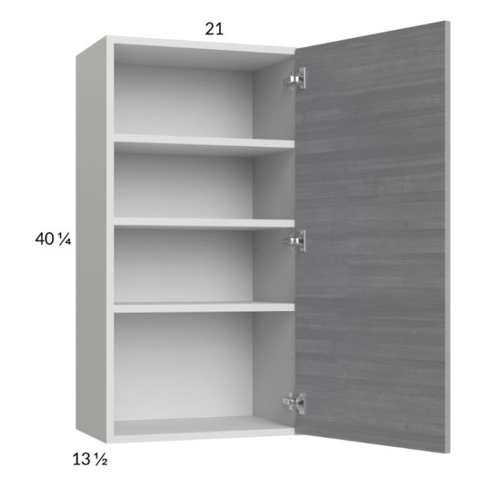 Euro Grey 21x40-1/4 Wall Cabinet