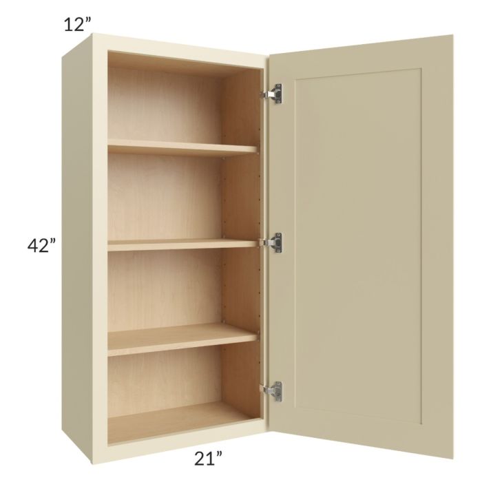 Casselton Ivory 21x42 Wall Cabinet