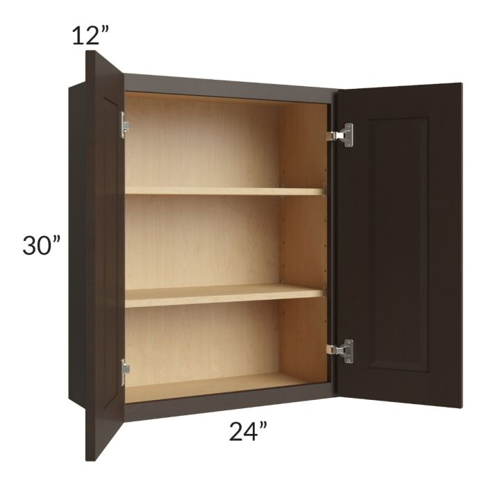 Southport Espresso Shaker 24x30 Wall Cabinet