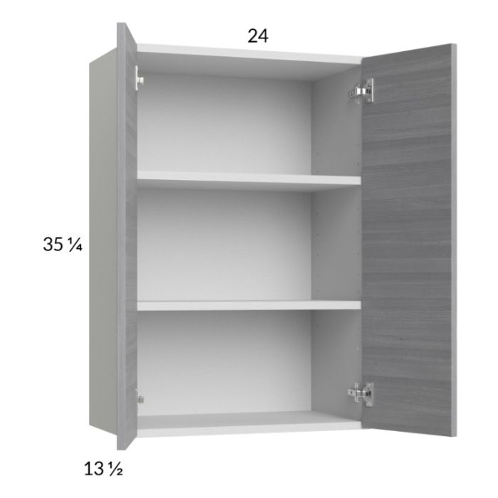 Euro Grey 24x35-1/4 Wall Cabinet