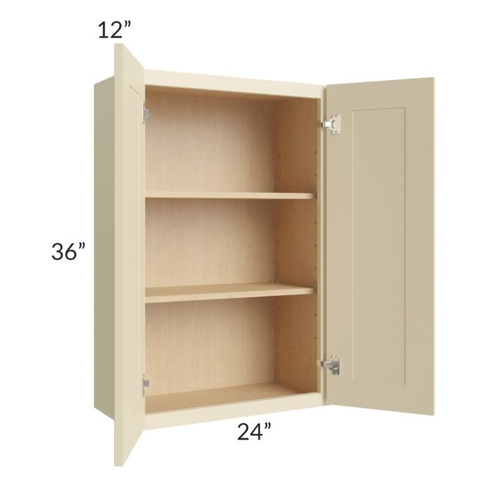 Casselton Ivory 24x36 Wall Cabinet