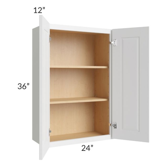 Southport White Shaker 24x36 Wall Cabinet