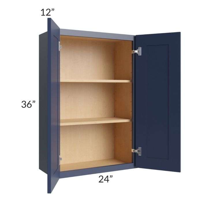 Bayville Blue 24x36 Wall Cabinet