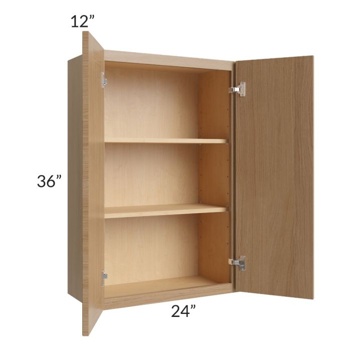 Township Rift Oak 24x36 Wall Cabinet