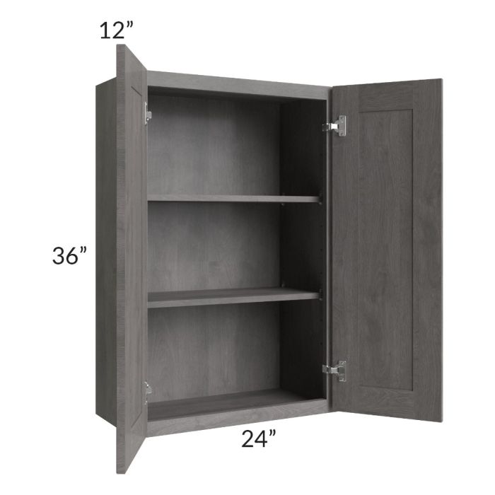 Providence Slate Grey 24x36 Wall Cabinet