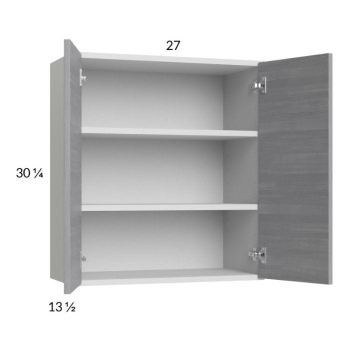 Euro Grey 27x30-1/4 Wall Cabinet