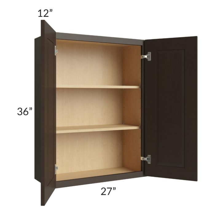 Southport Espresso Shaker 27x36 Wall Cabinet
