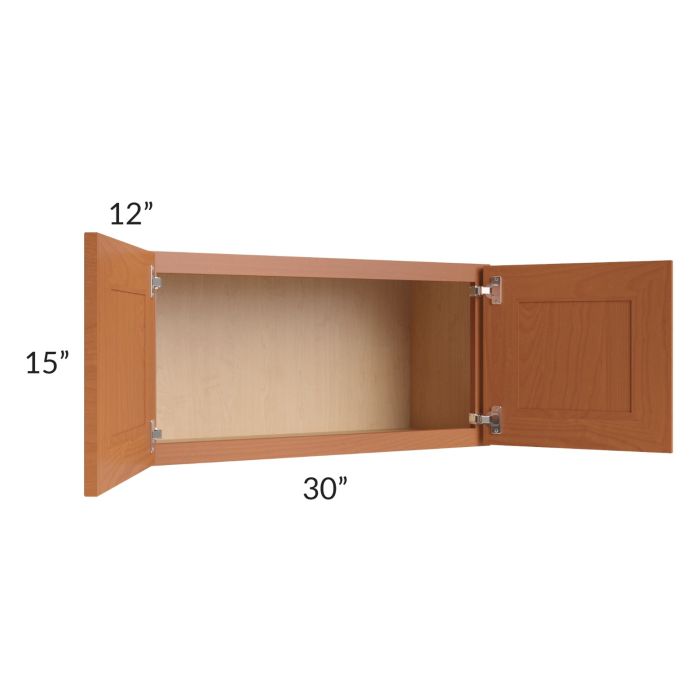 Lexington Cinnamon Glaze 30x15 Wall Cabinet