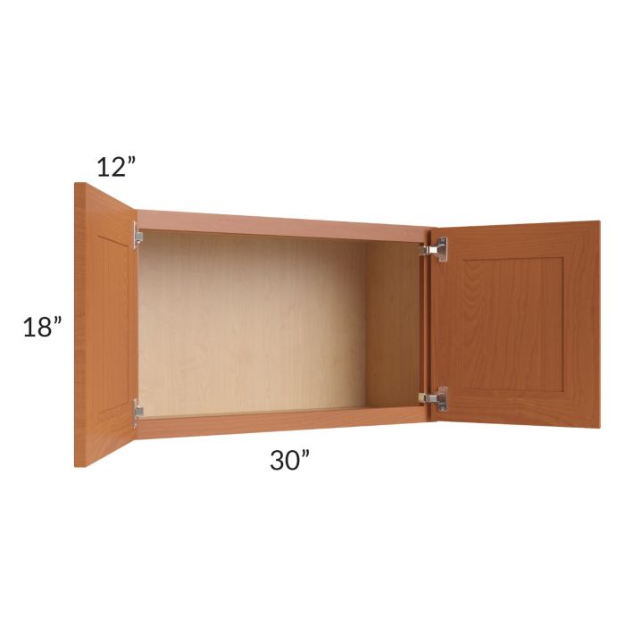 Lexington Cinnamon Glaze 30x18 Wall Cabinet