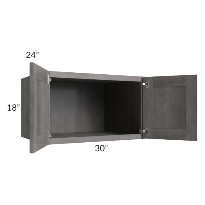 Providence Slate Grey 30x18x24 Wall Cabinet
