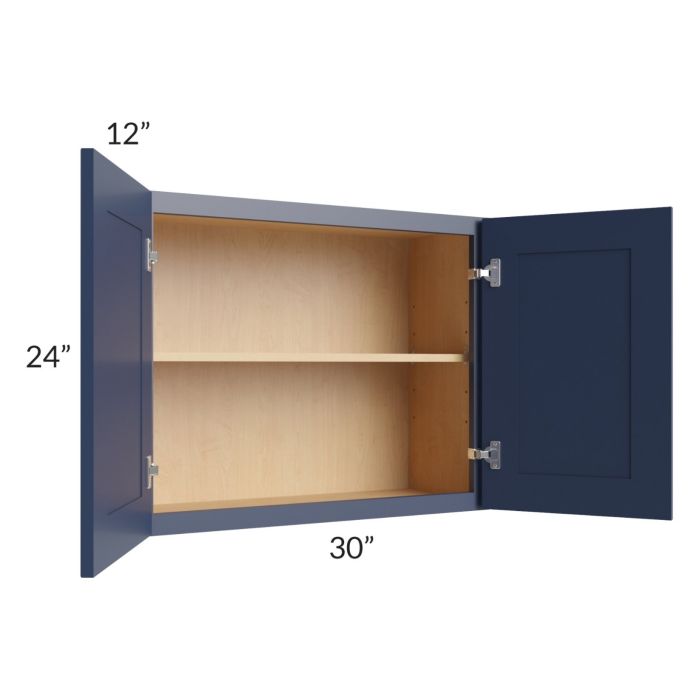 Bayville Blue 30x24 Wall Cabinet