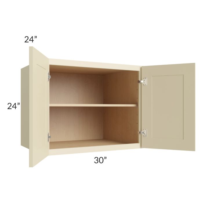 Casselton Ivory 30x24x24 Wall Cabinet