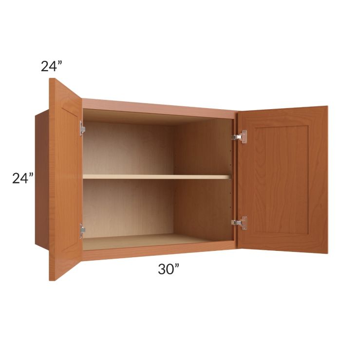 Lexington Cinnamon Glaze 30x24x24 Wall Cabinet