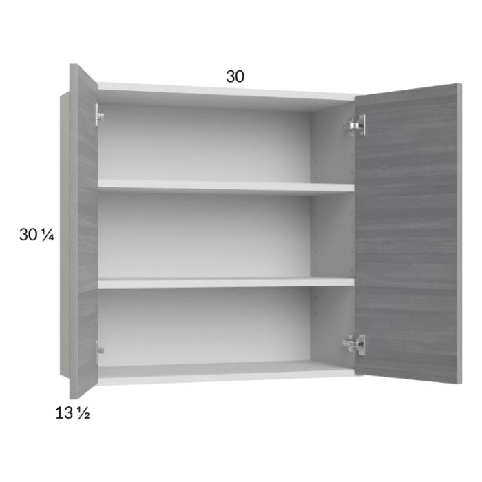 Euro Grey 30x30-1/4 Wall Cabinet
